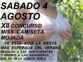 XII Concurso Miss Camiseta Mojada