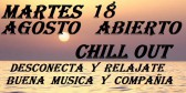 MARTES CHILL OUT