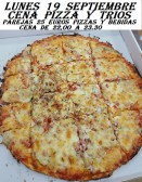 CENA PIZZAS Y TRIOS