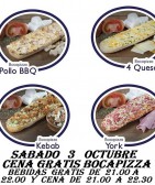 SABADOS CENAS GRATIS
