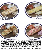 CENA GRATIS BOCAPIZZAS