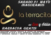 INAGURAMOS  TERRAZA CON  BARBACOA
