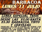 LUNES ESPECIAL TRIOS CON BARBACOA