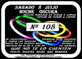 NOCHE OSCURA  Nº108