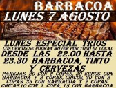 LUNES ESPECIAL TRIOS CON BARBACOA