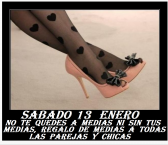 NO TE QUEDES A MEDIAS NI SIN TUS MEDIAS