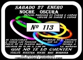 NOCHE OSCURA  Nº113