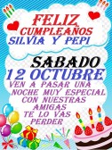 CUMPLEAÑOS SILVIA Y PEPI