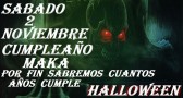 HALLOWEEN 2024 CUMPLE MAKA
