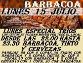 LUNES ESPECIAL TRIOS CON BARBACOA