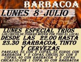 LUNES ESPECIAL TRIOS CON BARBACOA