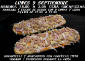 LUNES ESPECIAL TRIOS CON BOCAPIZZAS Y MONTADITOS
