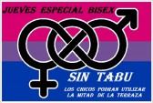JUEVES  ESPECIAL BISEX SIN TABU