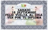 Feliz Vuelta al Cole 2017/18