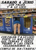 Con falda y a lo loco
