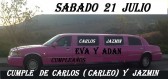 CUMPLEAÑOS DE JAZMIN Y CARLOS
