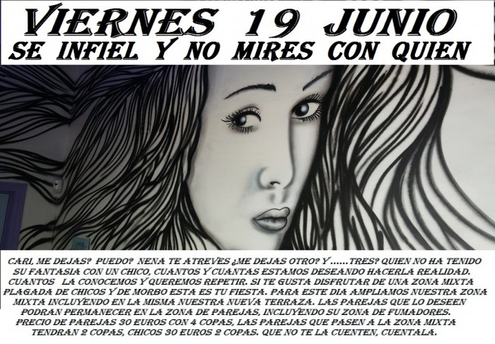 Se infiel y no mires con quien