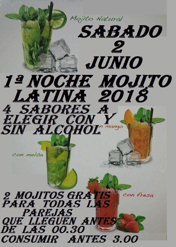 1ª NOCHE MOJITO VERANO 2018