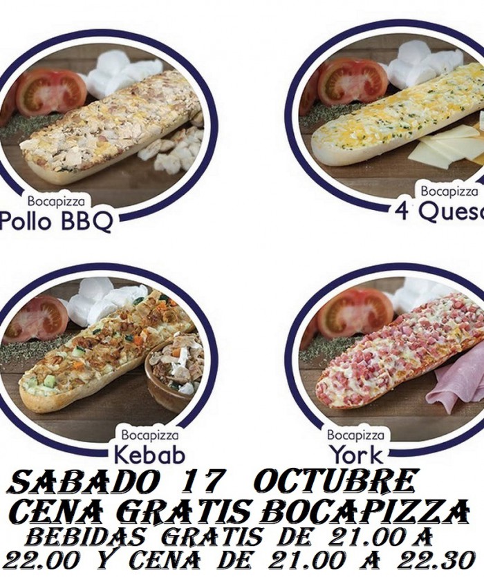 SABADOS CENAS GRATIS