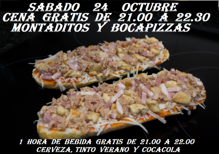 SABADOS CENAS GRATIS