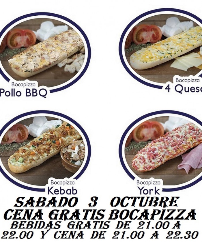 SABADOS CENAS GRATIS