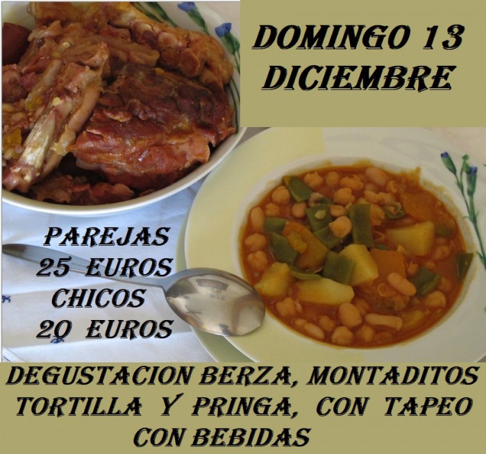 DOMINGO DEGUSTACIO Y TAPEO