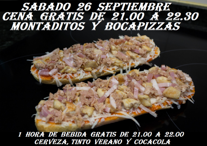 SABADOS CENAS GRATIS