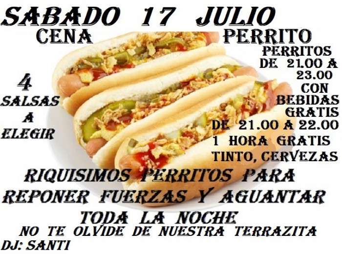 NOCHE PERRITOS GRATIS