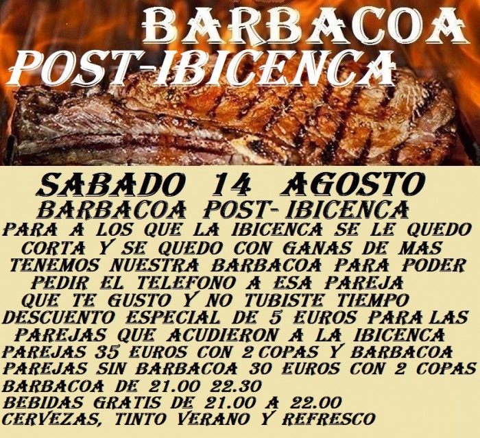 BARBACOA POST-IBICENCA