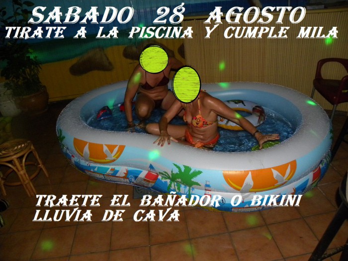 PISCINA Y CUMPLE DE MILA