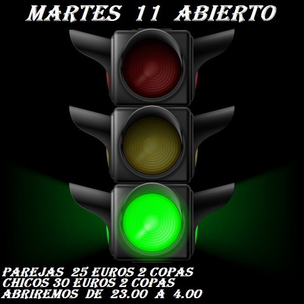 MARTES  VISPERA DE FESTIVO