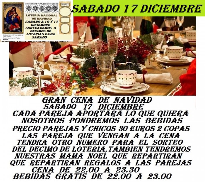 CENA DE NAVIDAD