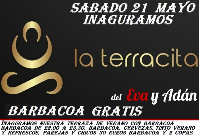 INAGURAMOS  TERRAZA CON  BARBACOA