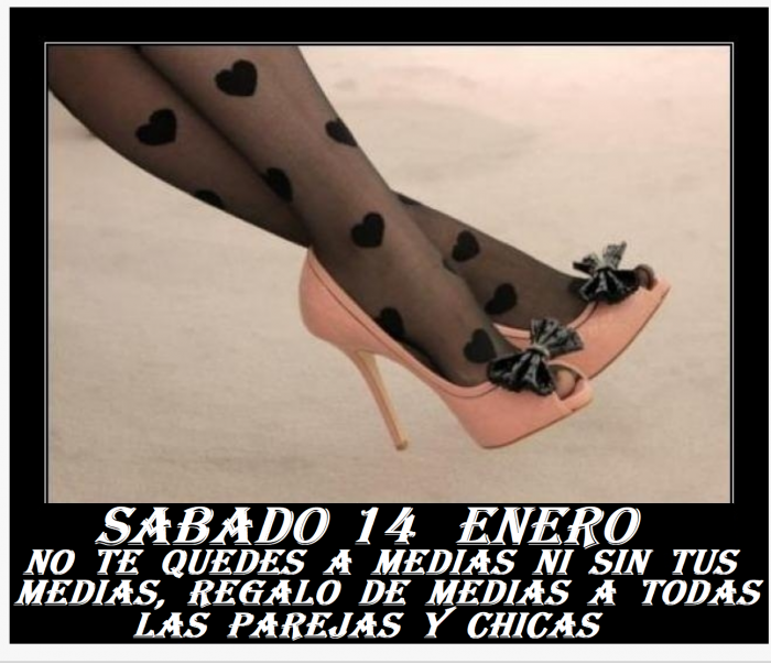 NO TE QUEDES A MEDIAS NI SIN TUS MEDIAS