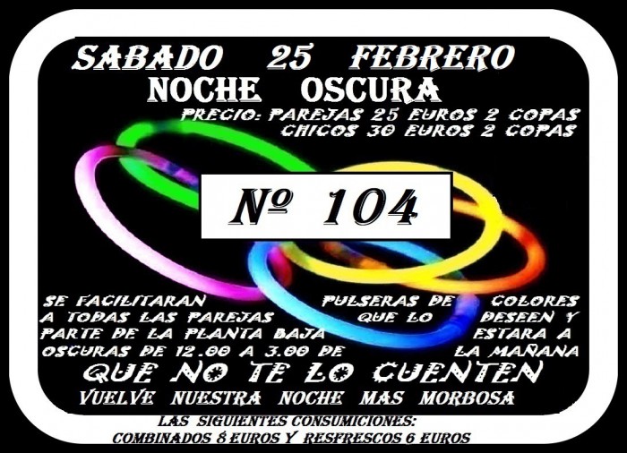 NOCHE OSCURA Nº 104
