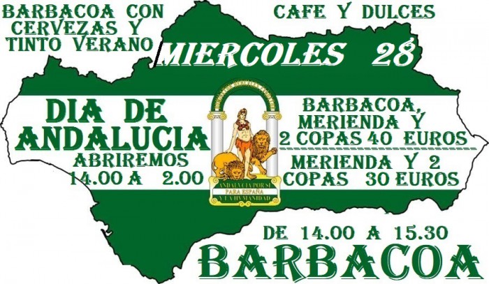 DIA DE ANDALUCIA BARBACOA