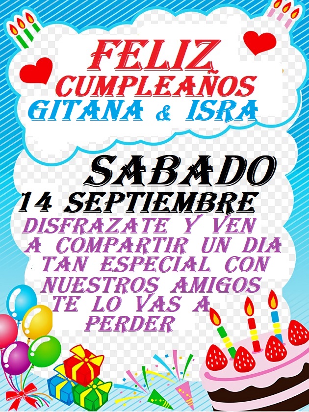 CUMPLEAÑOS DE GITANA & ISRA