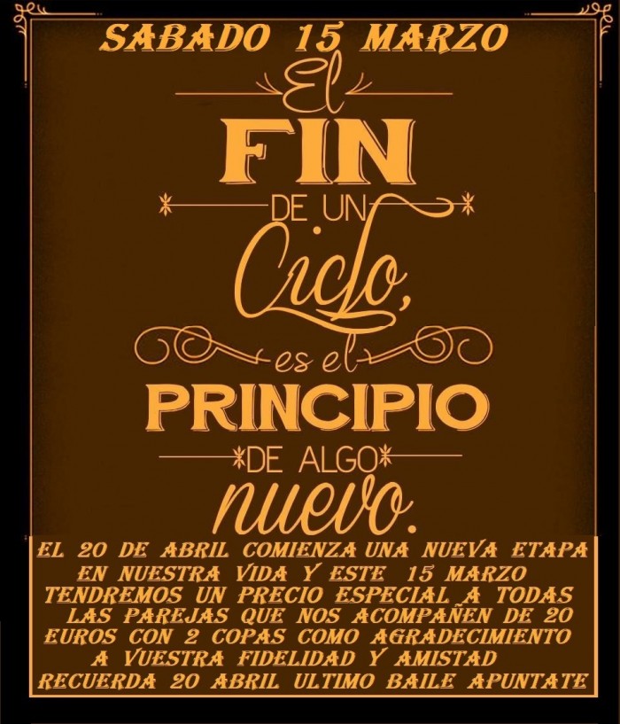 SE ACERCA EL FINAL